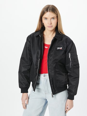 Schott NYC Between-Season Jacket 'DANWRS' in Black: front