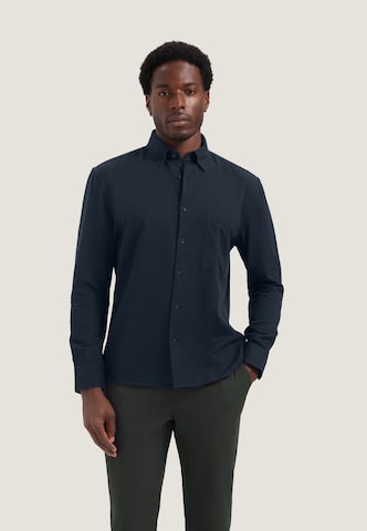 Dstrezzed Regular fit Button Up Shirt 'Jayden' in Blue: front