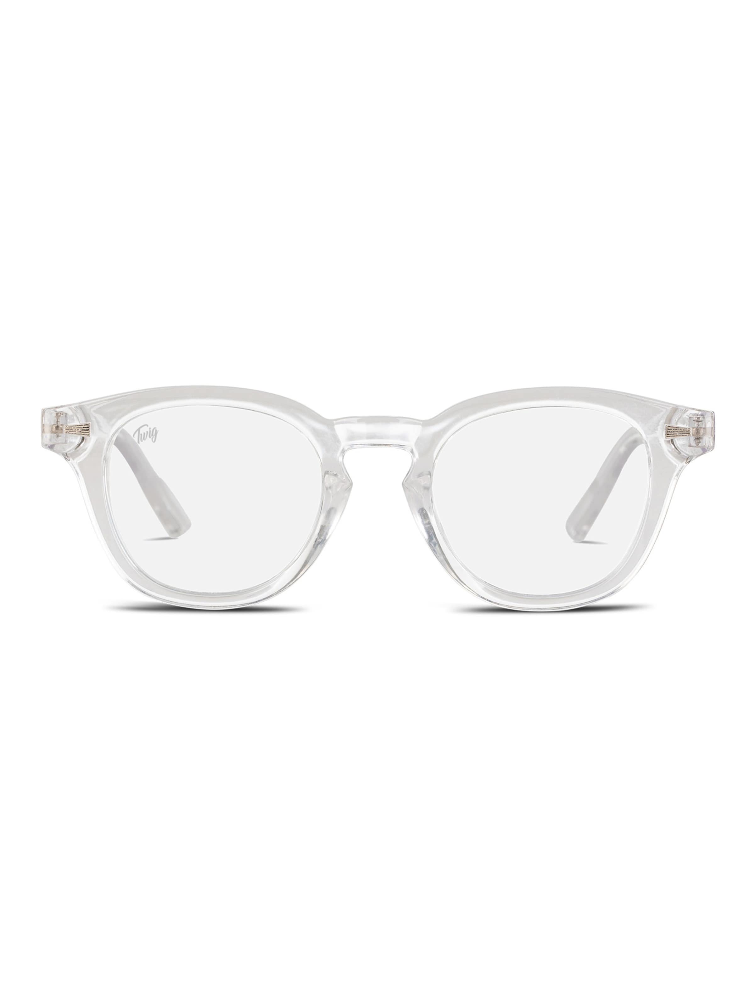 TWIG Concept Milano Glasses 'Bauman BlueLight' in Transparent: front