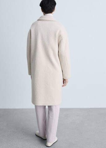 MANGO Mantel 'Finster' in Beige