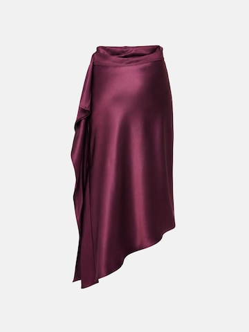 PINKO - Falda 'PINKO NEW CARAMBOLA GONNA SATIN GONNA' en rojo