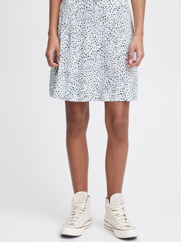 ICHI Rok 'Aya' in Blauw: voorkant