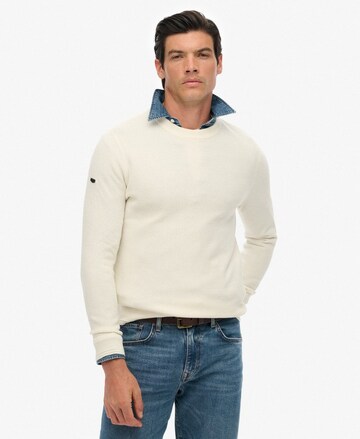 Superdry Trui in Wit: voorkant