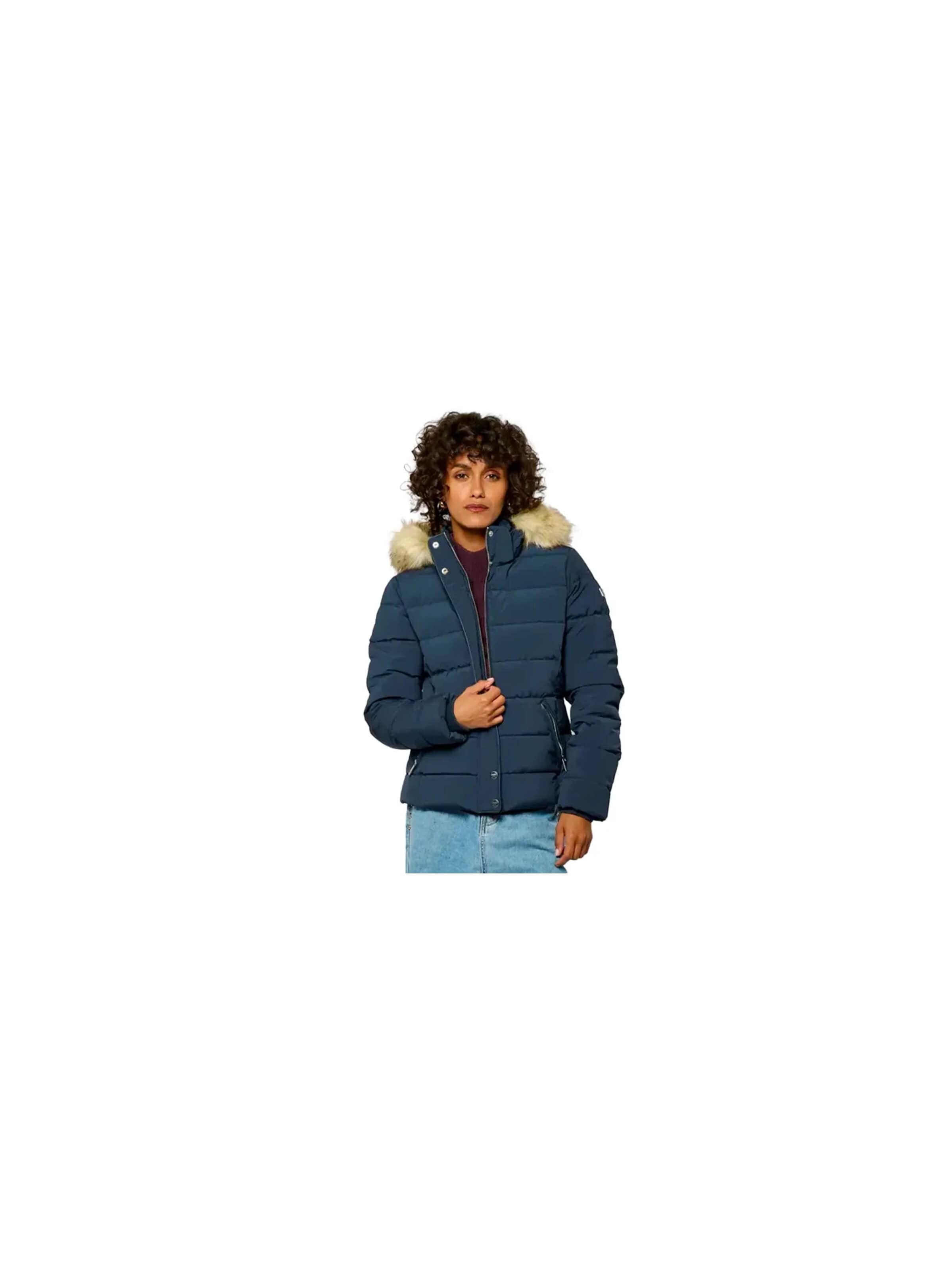 Veste d’hiver 'Mibby Navy' Kaporal en bleu : devant