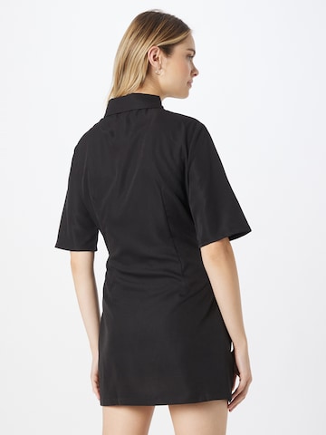 Misspap Shirt Dress in Black