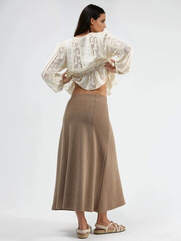 Gonna di Busem in marrone