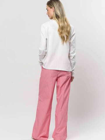 U.S. POLO ASSN. Normální Kalhoty ' Mira Striped ' – pink