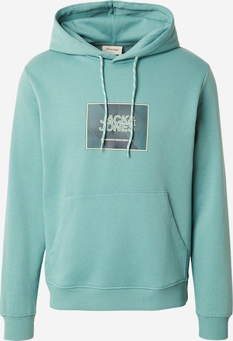 Felpa 'JJRAIN' di JACK & JONES in blu: frontale