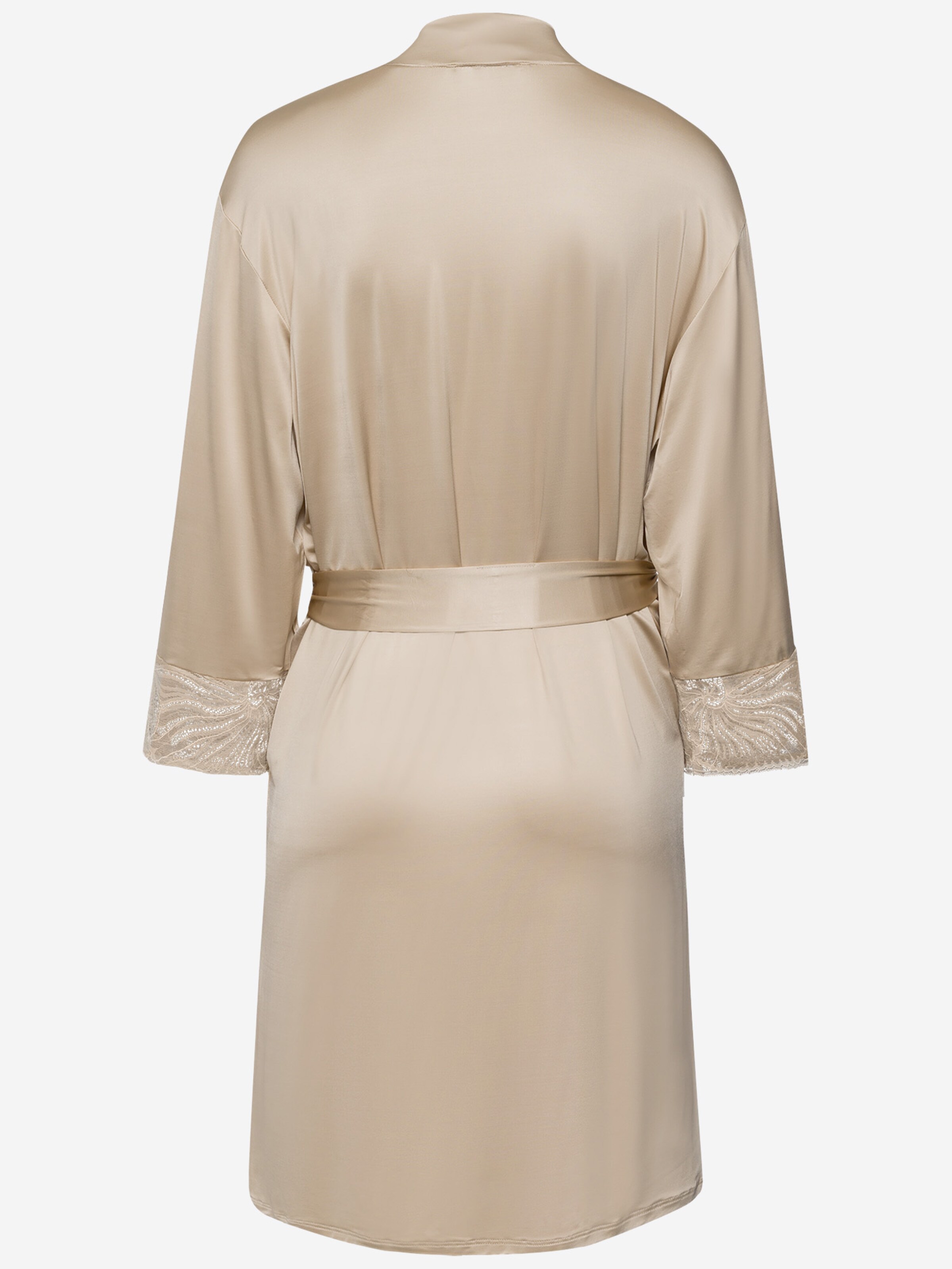 Hanro Badjas kort ' Lilith Kimono ' in Beige