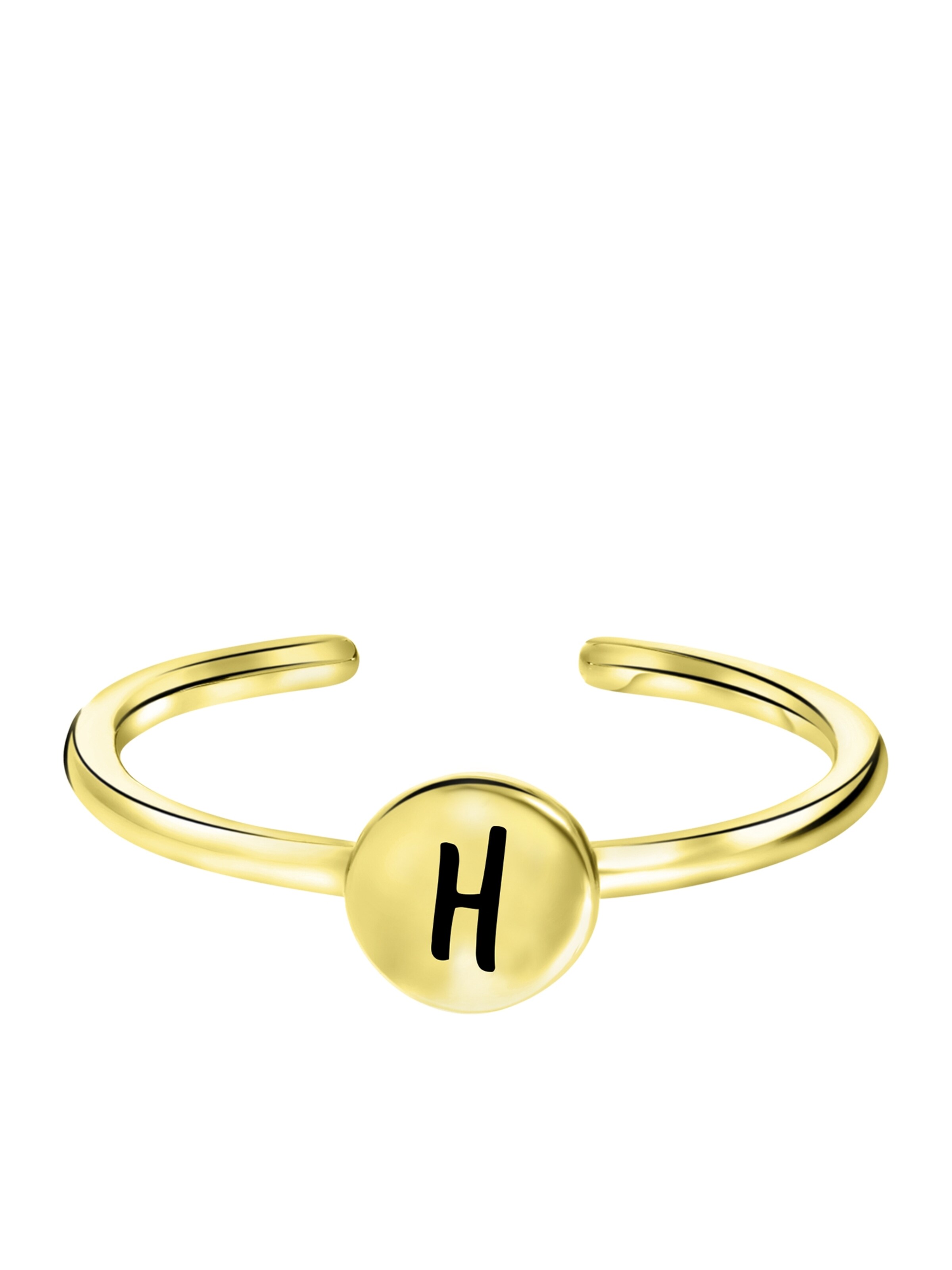 Lucardi Ring in Gold: front