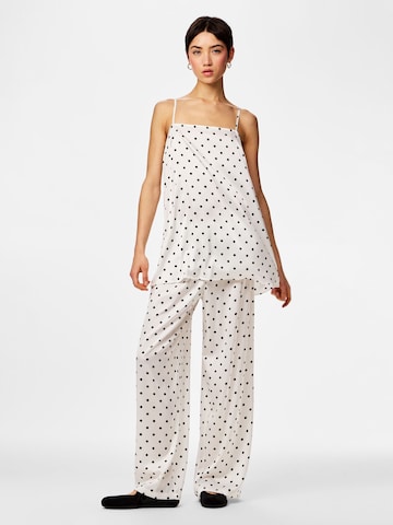 Top 'PCJYTTA' di PIECES in bianco