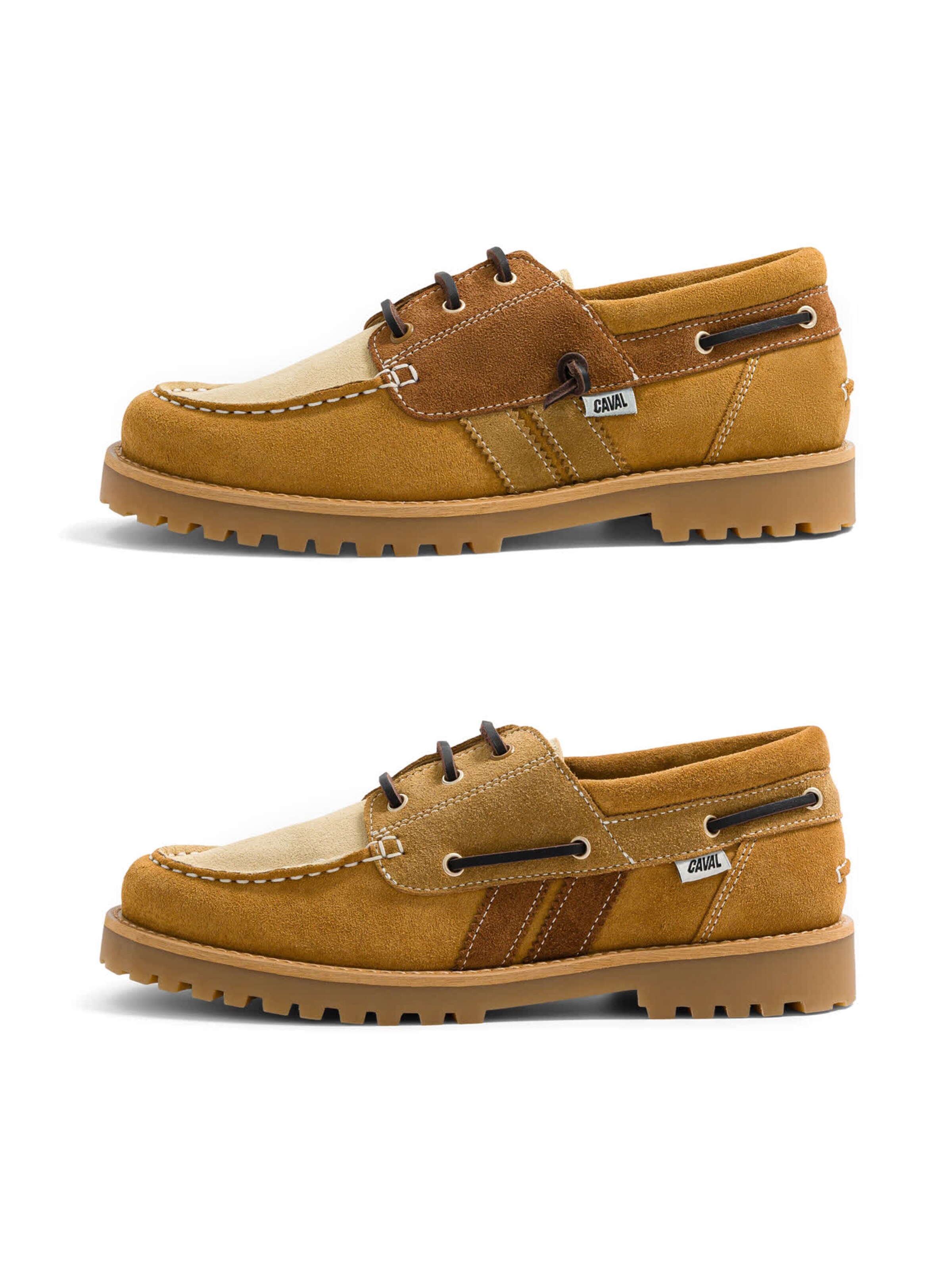 Caval - Mocassins em castanho: frente