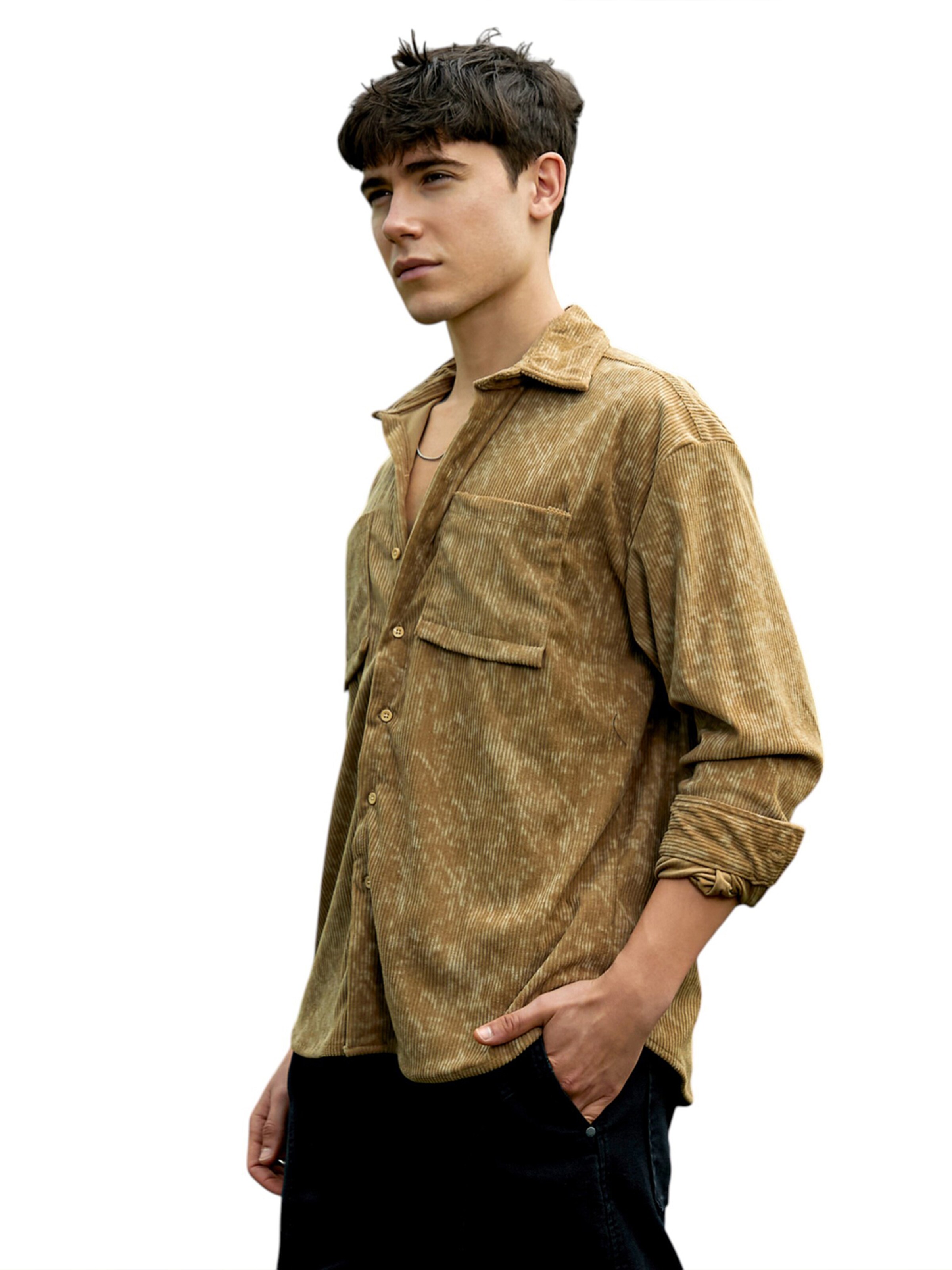 Campus Sutra Regular fit Skjorta 'Francesca' i grön