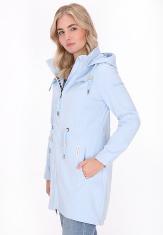 Schmuddelwedda Functionele jas in Blauw: voorkant