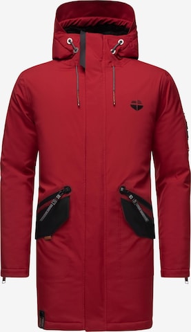 STONE HARBOUR Winter parka 'Ragaan' in Red: front