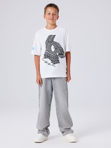 TWO SOON Shirt 'Fortnite' in White