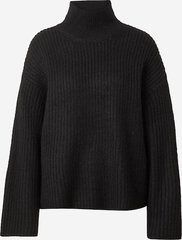 Gina Tricot Sweater in Black: front