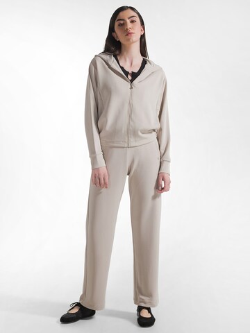 DEHA Sweatjacke in Beige