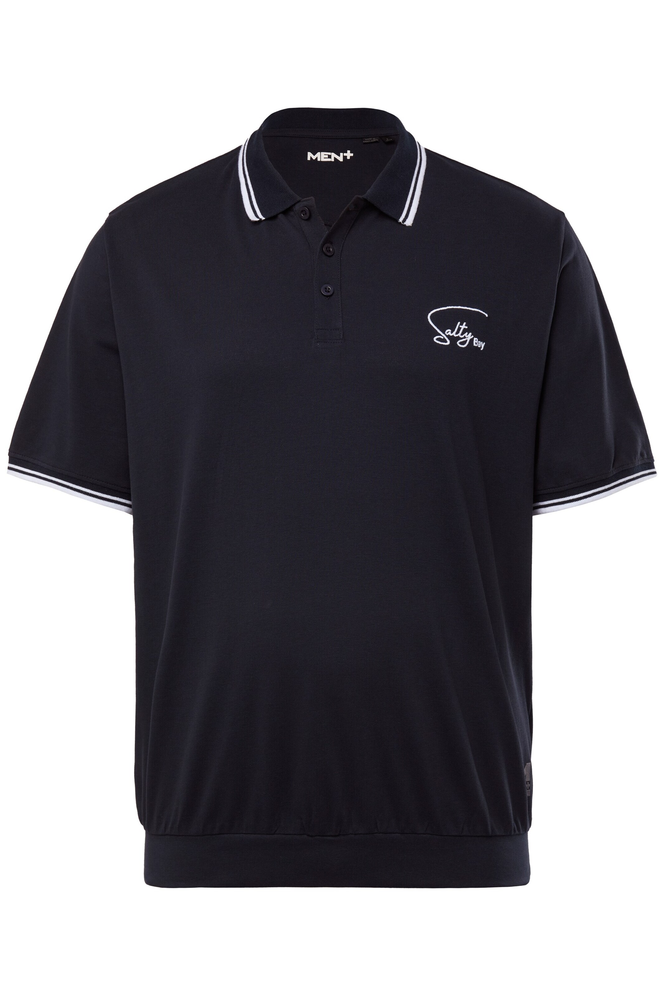 Men Plus Shirt in Blauw: voorkant