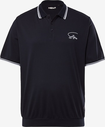 Men Plus Shirt in Blue: front
