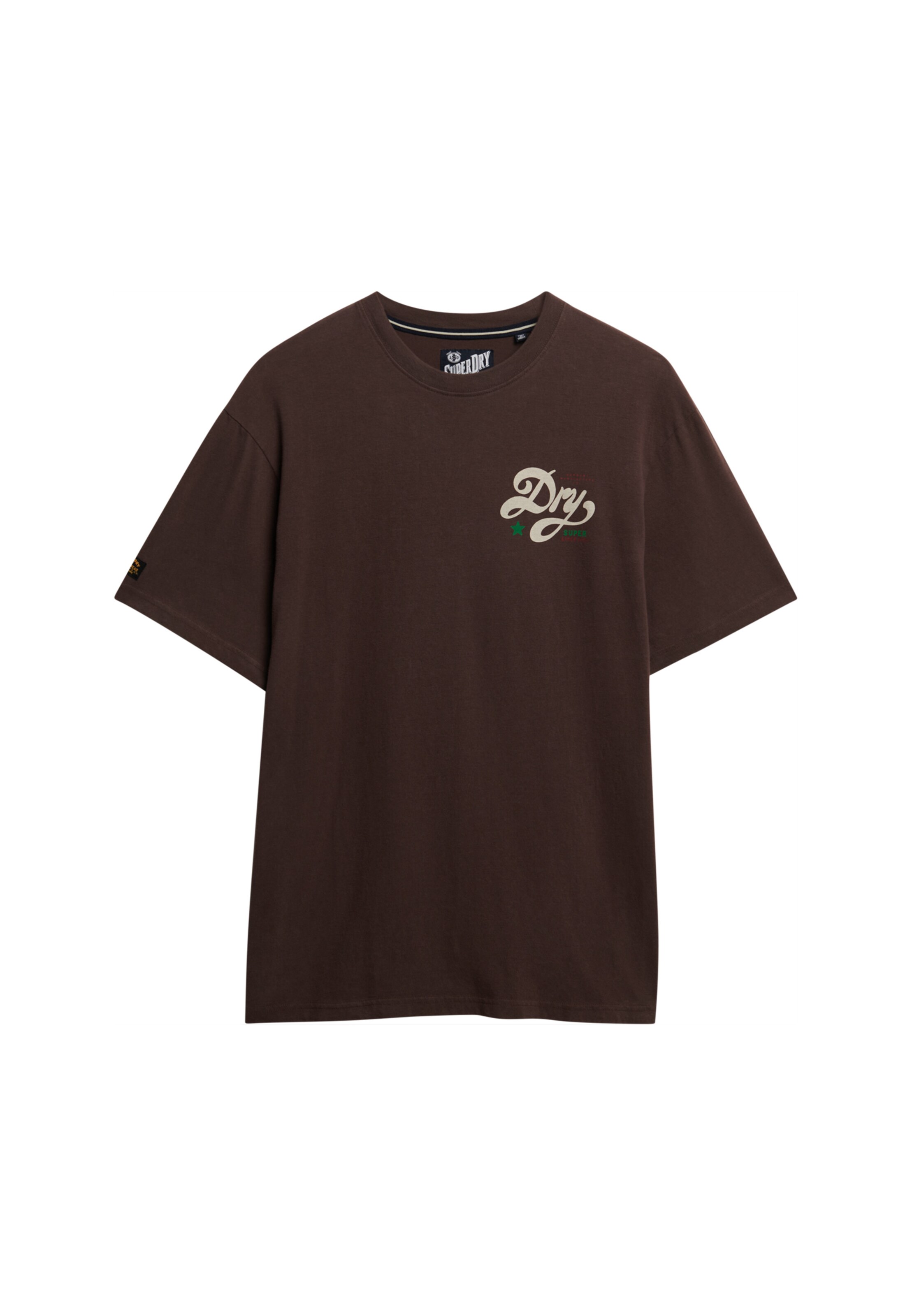 Superdry & Co Shirt 'Tap Room' in Bruin: voorkant
