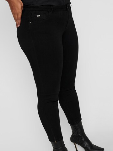 ONLY Carmakoma Skinny Jeans 'Karla' in Schwarz