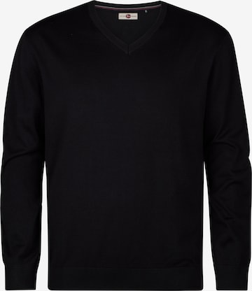 Pull-over Petrol Industries en noir : devant