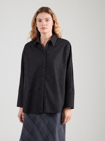 Hailys Bluzka 'He44arty' w kolorze czarny: przód