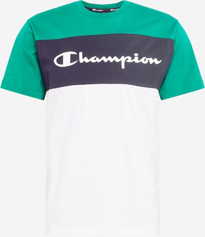 Champion Authentic Athletic Apparel T-Shirt in navy / grün / weiß, Produktansicht