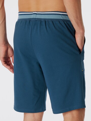 SCHIESSER Pajama Pants 'Mix & Relax' in Blue