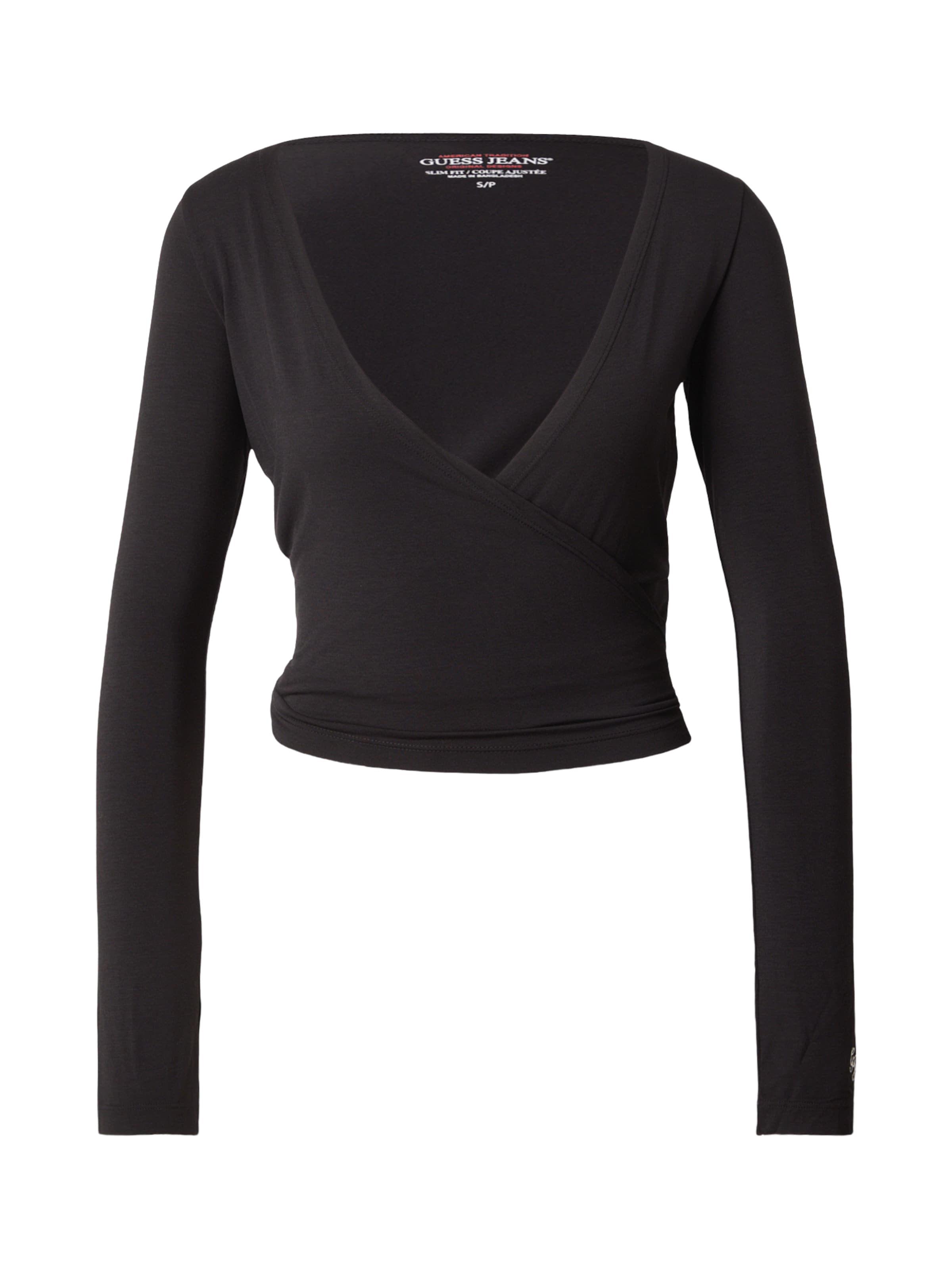 GUESS JEANS Shirt in Schwarz: Vorderseite