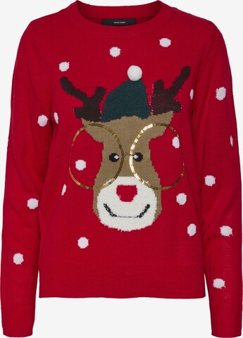 VERO MODA Sweater 'TINSEL in Red ABOUT YOU1