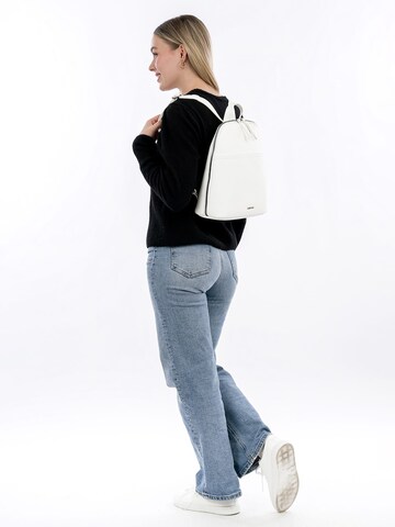 Sac à dos 'Elena' Emily & Noah en blanc