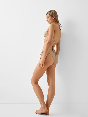 Bas de bikini Bershka en beige