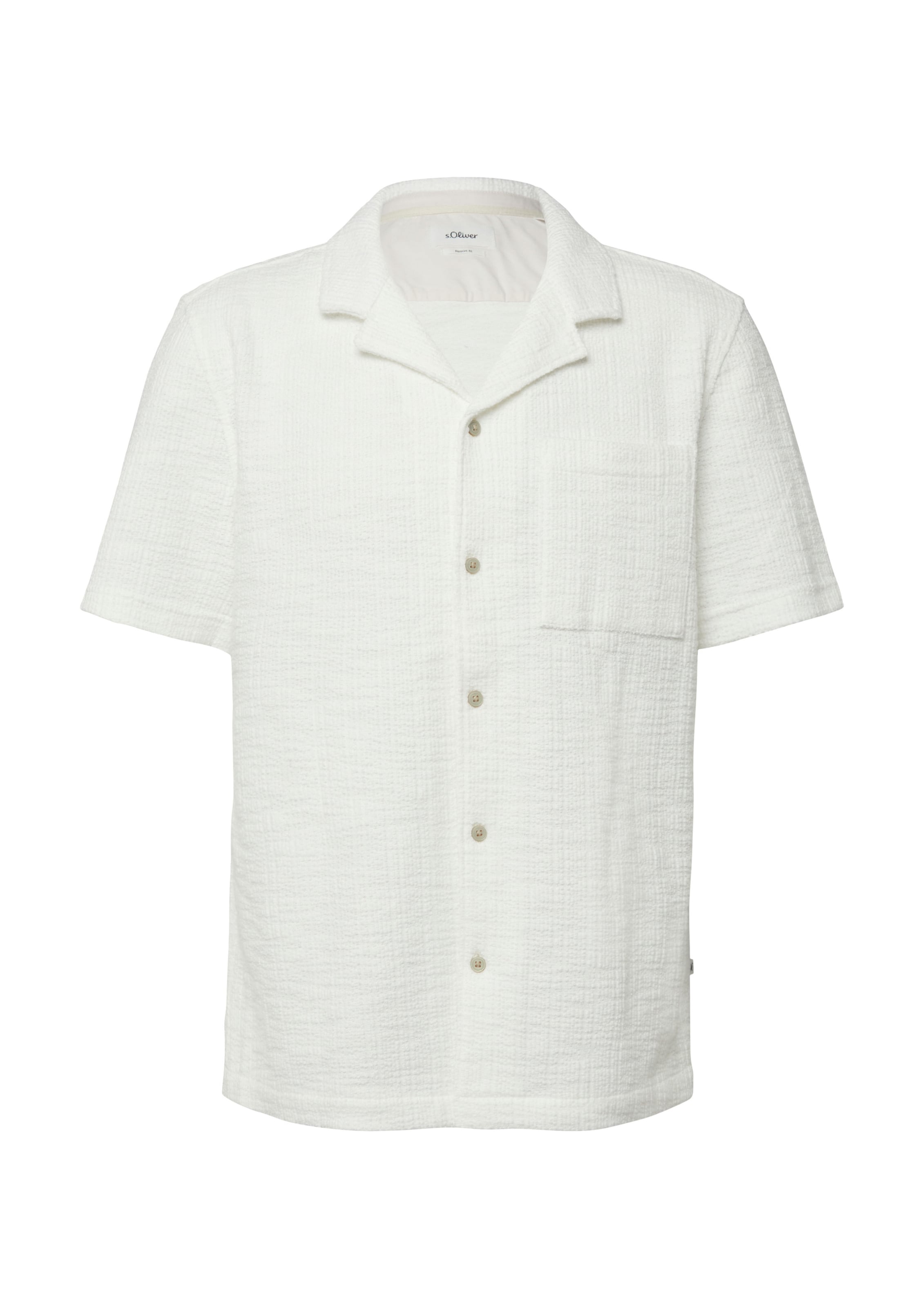 Coupe regular Chemise s.Oliver en beige : devant