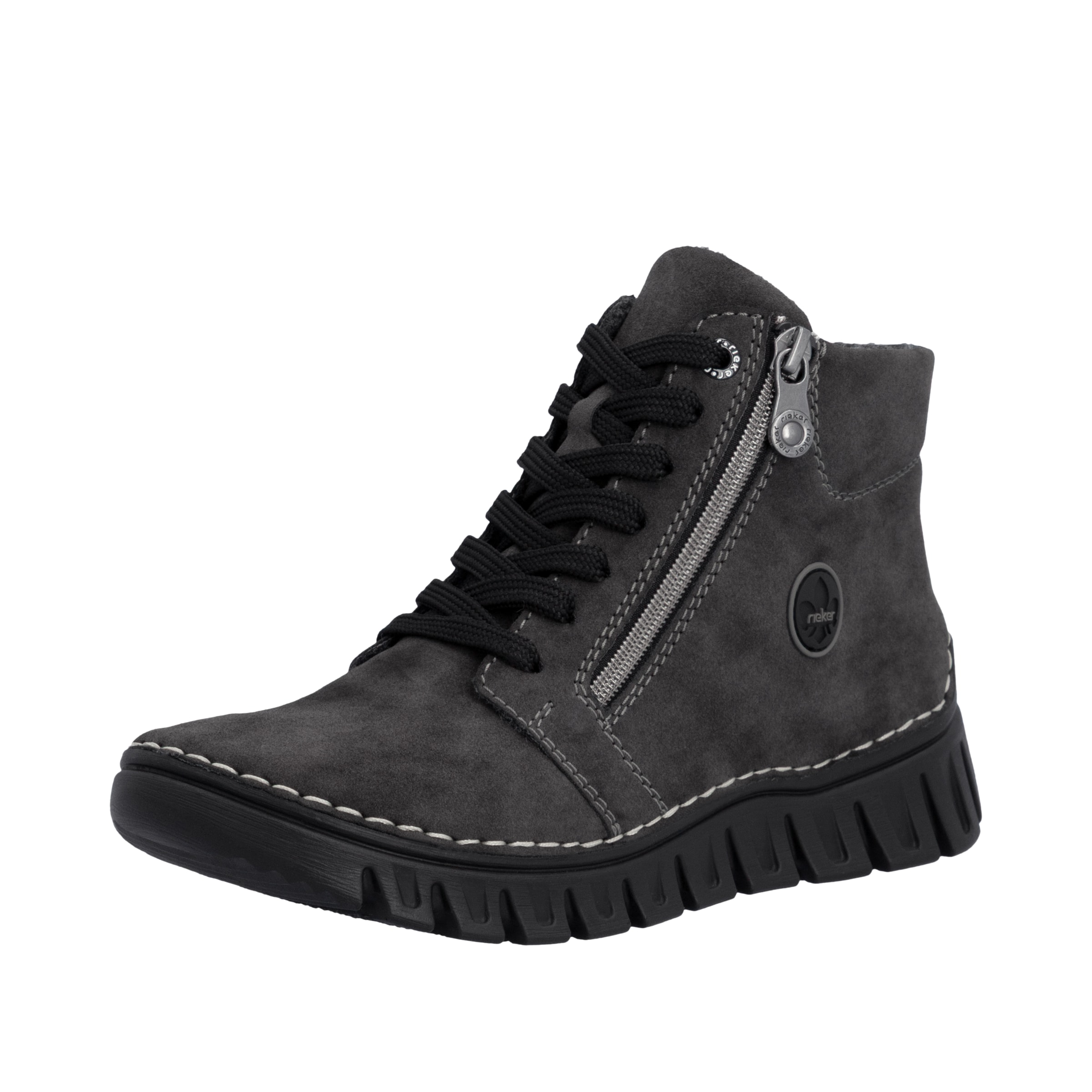 Ankle boots di Rieker in grigio: frontale