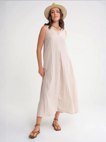MixRay Kleid in Beige