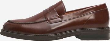 SELECTED HOMME Slipper i brun: forside