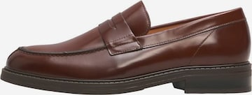 Chaussure basse SELECTED en marron : devant