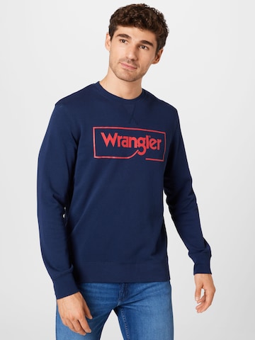 WRANGLER Sweatshirt i blå: forside