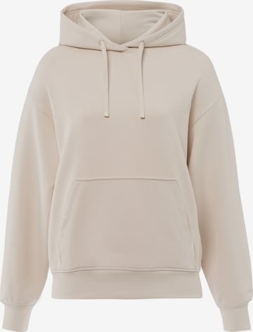 Les Lunes Sweatshirt 'Bonniee Hoodie' in Beige: front