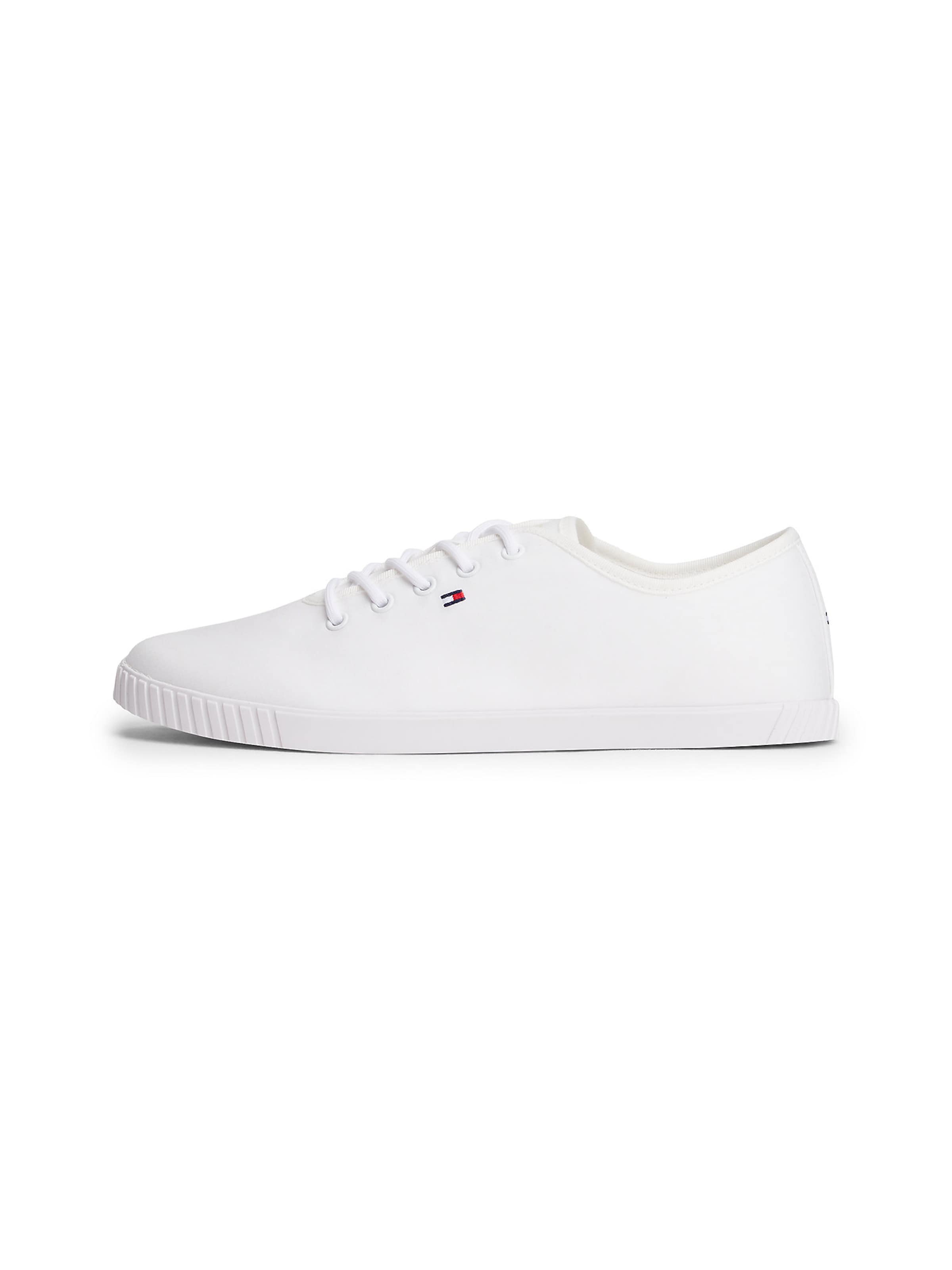 Baskets basses TOMMY HILFIGER en blanc : devant
