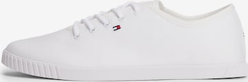 Sneaker low de la TOMMY HILFIGER pe alb: față