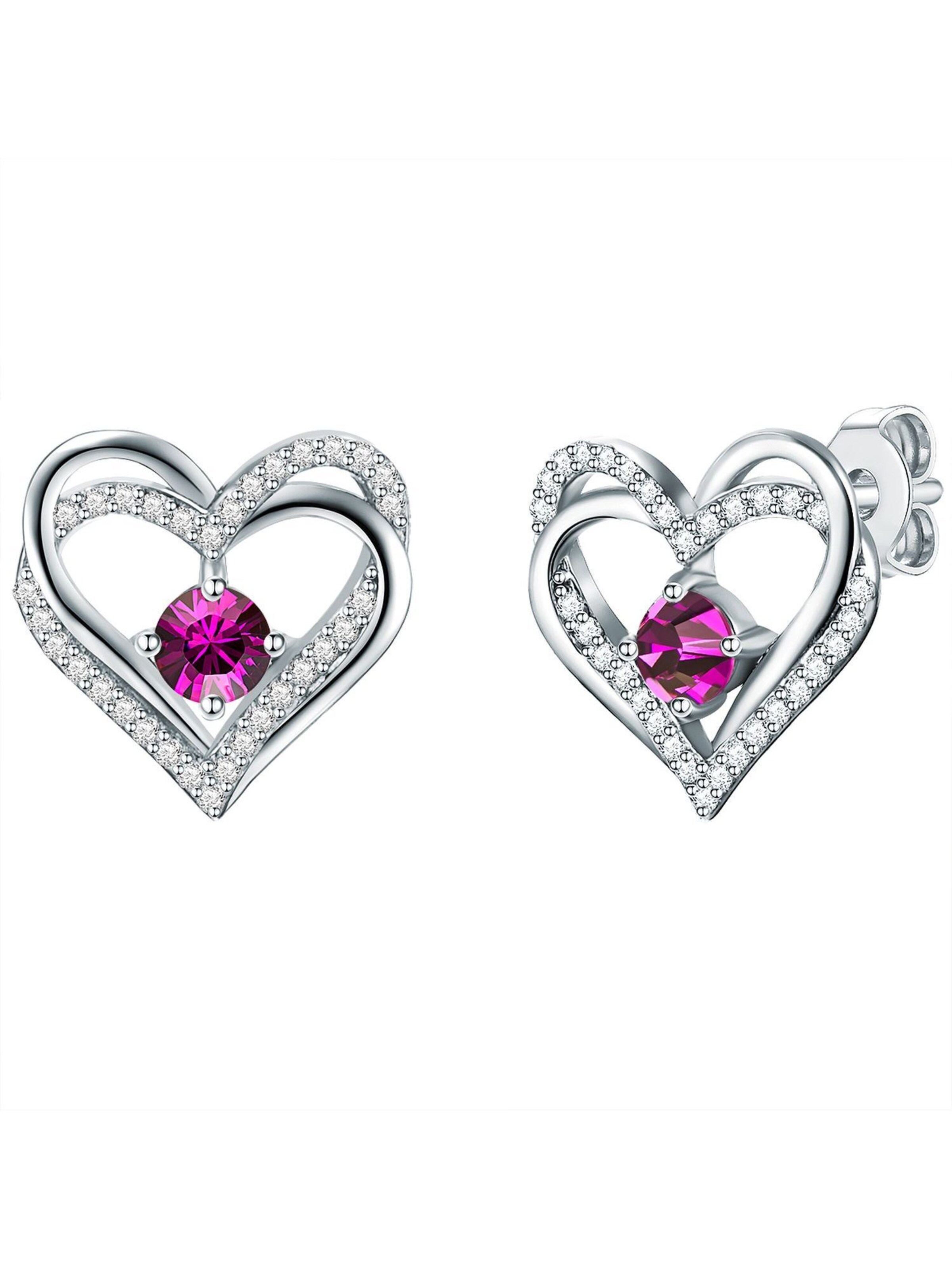 Boucles d'oreilles Rafaela Donata en argent : devant