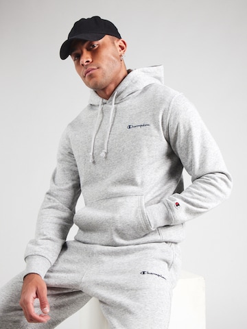 Sweat-shirt Champion Authentic Athletic Apparel en gris : devant