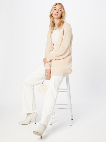 ICHI Knit Cardigan 'NOVO' in Beige