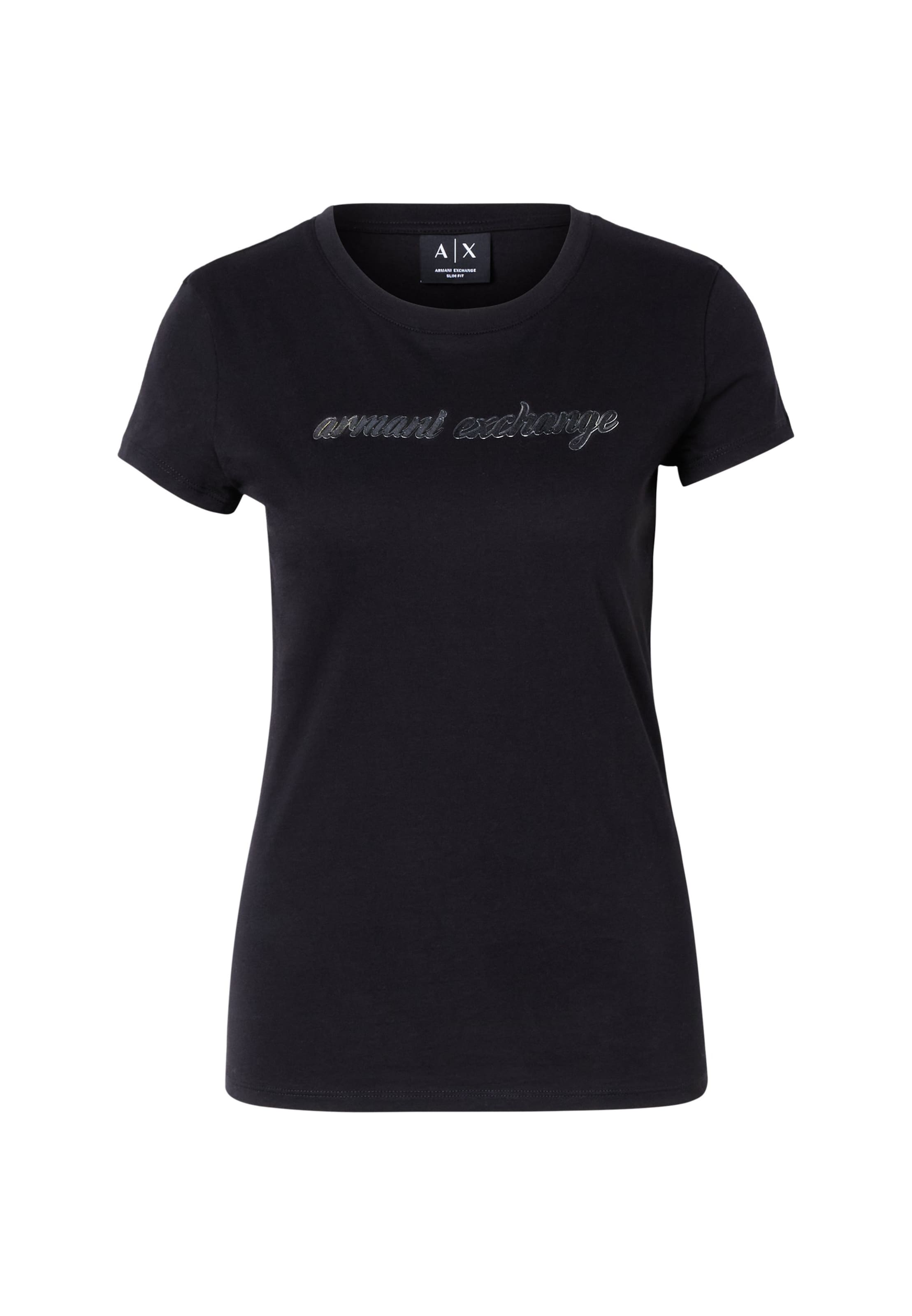 ARMANI EXCHANGE Μπλουζάκι σε μαύρο: μπροστά