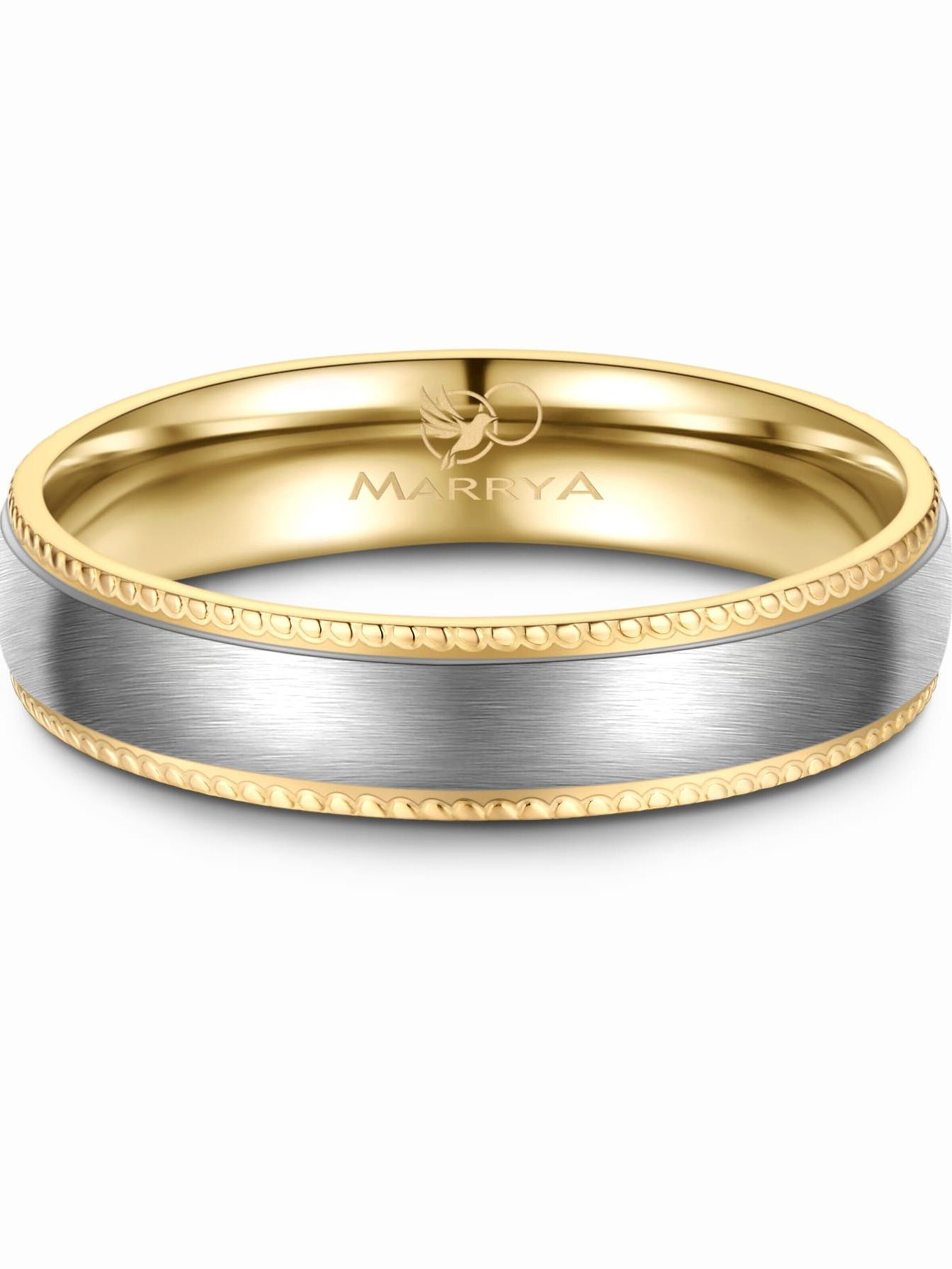 MARRYA Ring 'MARRYA TI-41 Ehering aus Titan'‌‌‌‌‌‌‌ in Gelb