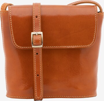 Borsa a tracolla 'Borsa a tracolla uomo vera pelle Castillon - Chiusura calamita' di I Fratelli in beige: frontale