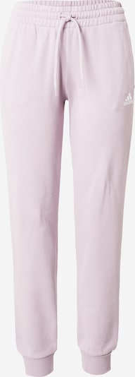 ADIDAS SPORTSWEAR Pantalon de sport 'Essentials' en rose / blanc, Vue avec produit